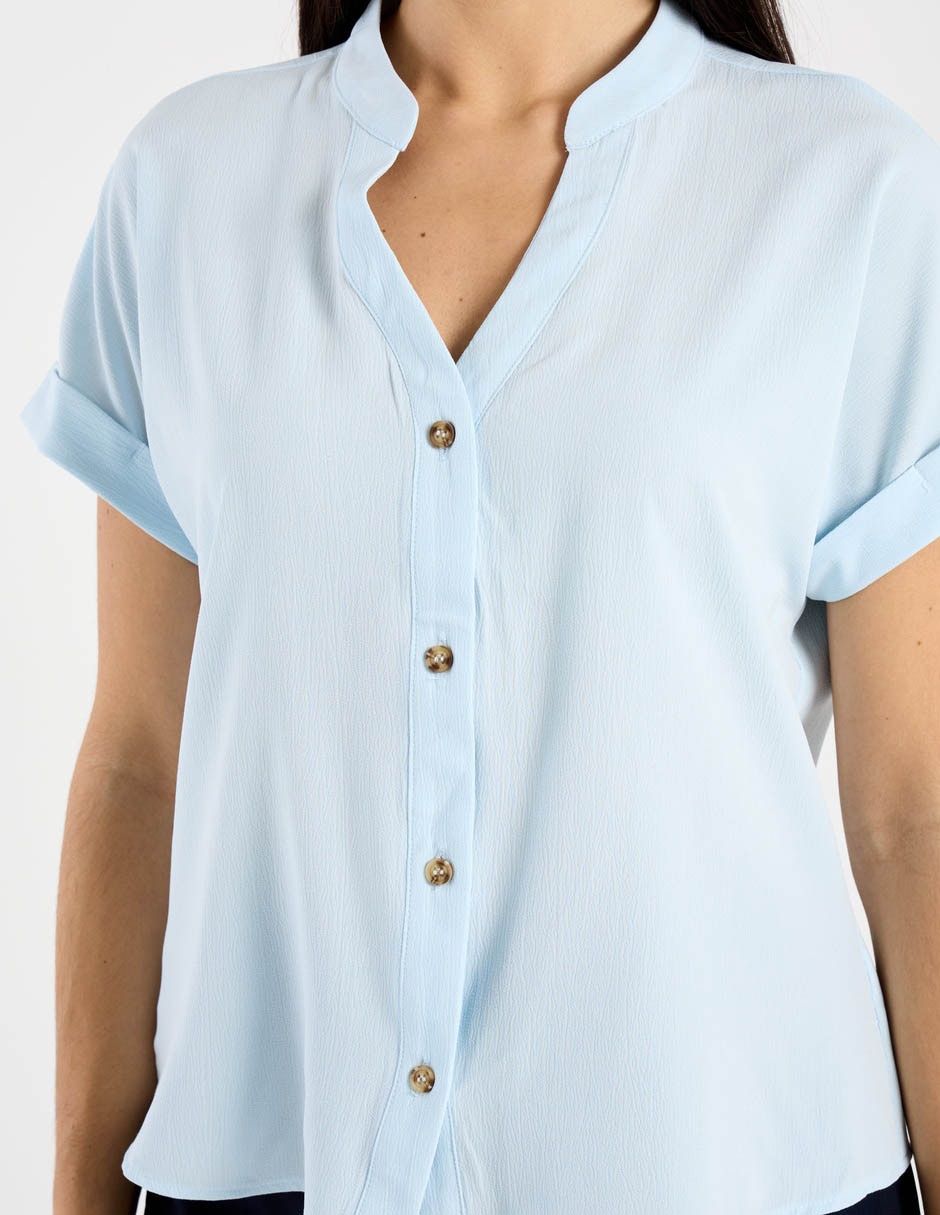 Blusa manga corta para mujer 4