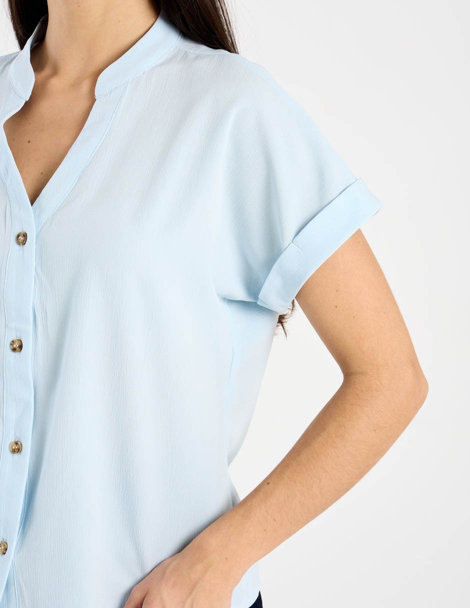 Blusa manga corta para mujer 5