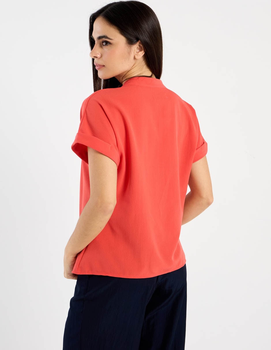 Blusa Contempo manga corta para mujer
