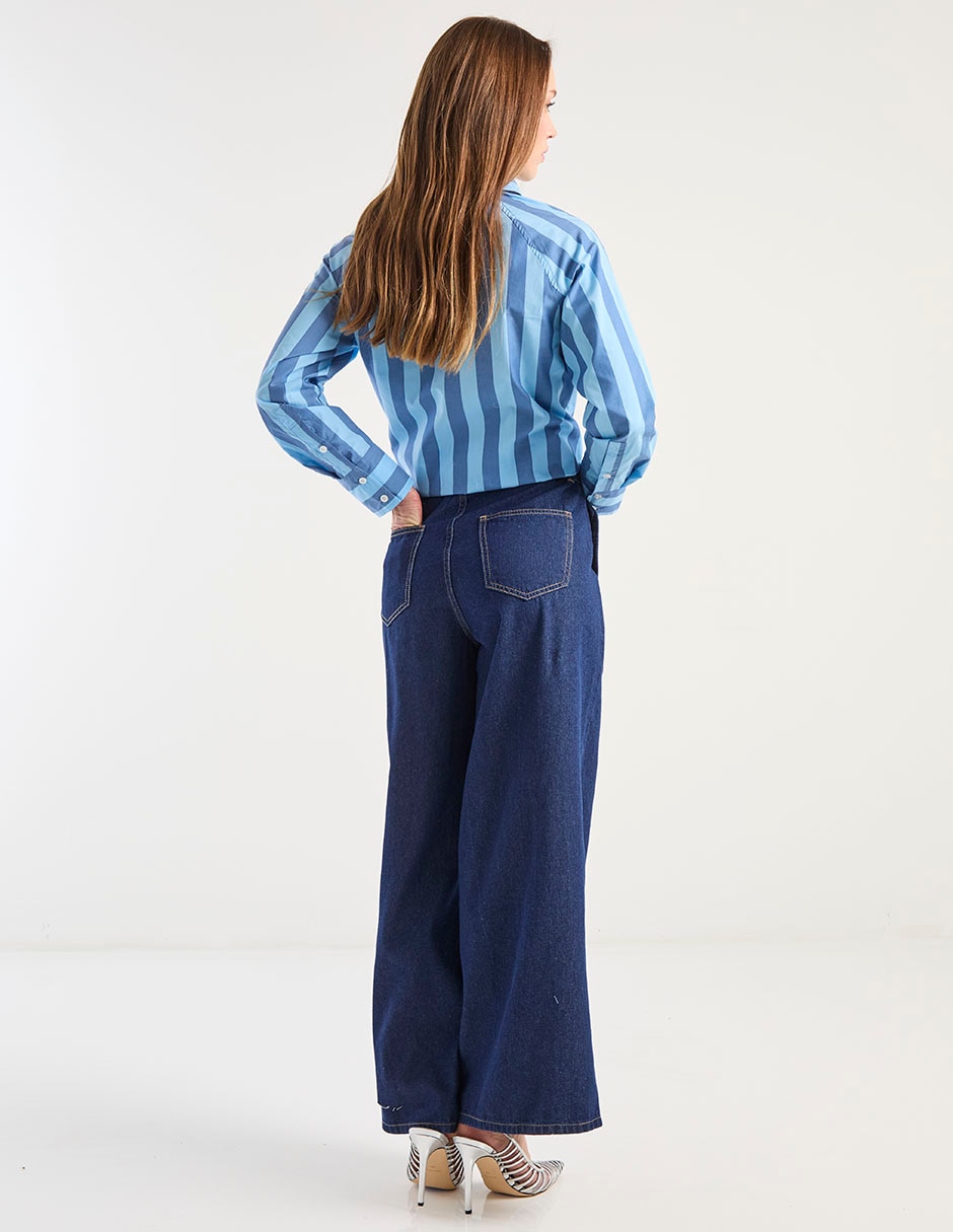 Jeans amplio para mujer 5