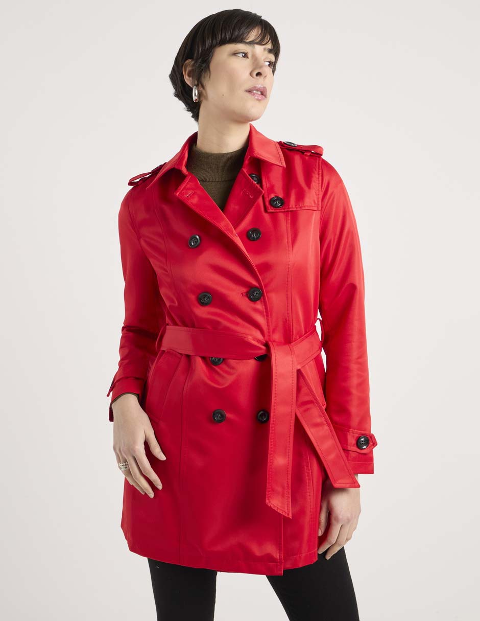 Gabardina con bolsillos para mujer Gabardina con bolsillos para mujer