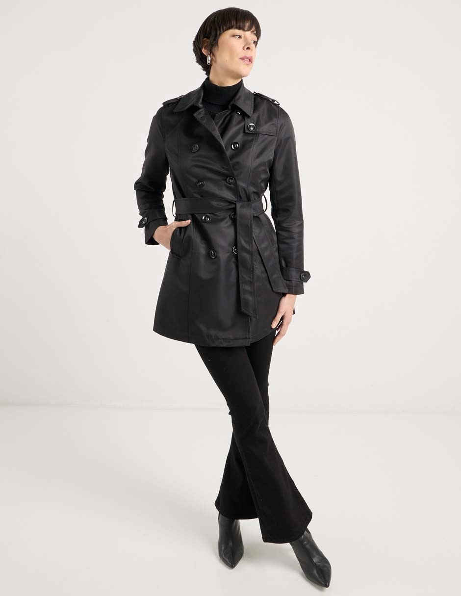Gabardina con bolsillos para mujer 3