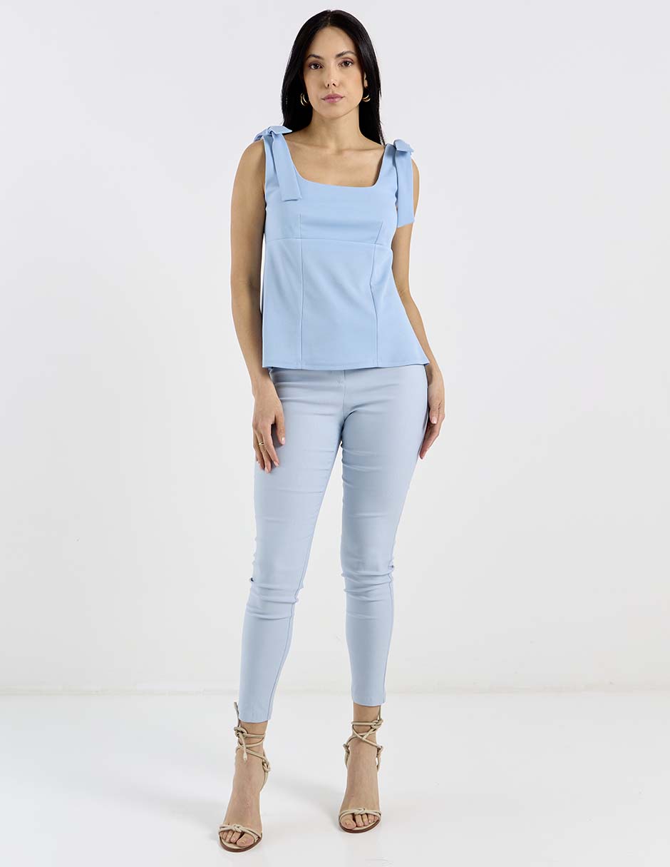 Blusa de tirantes Contempo para mujer