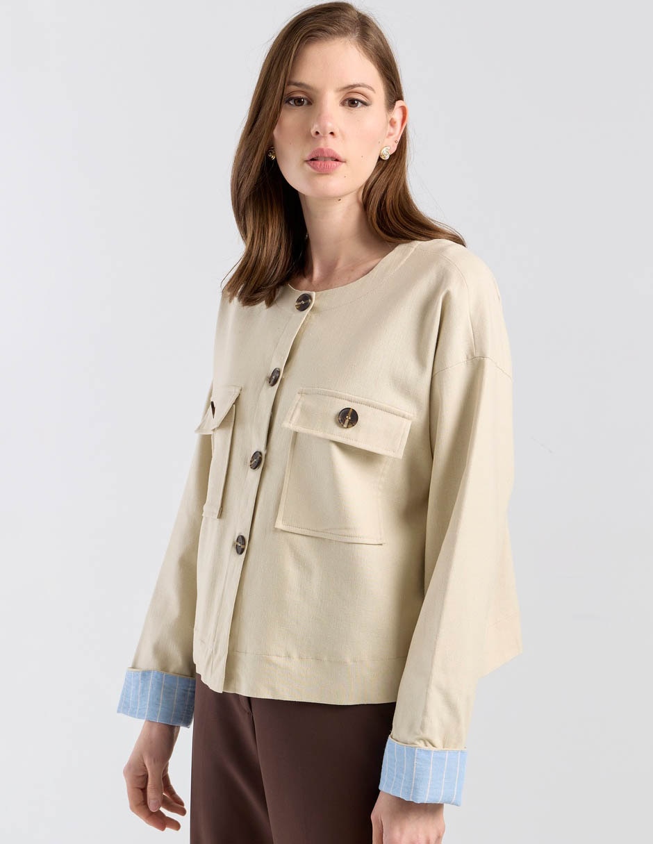 Saco sastreado casual para mujer Saco sastreado casual para mujer
