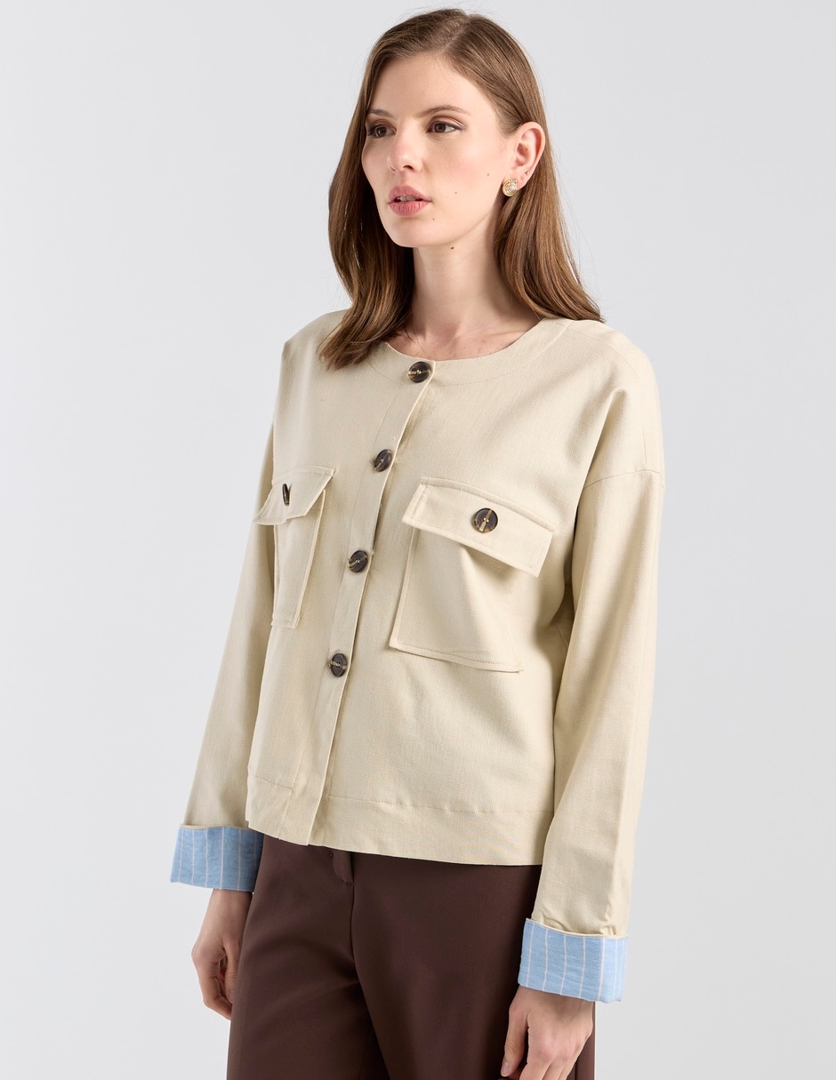 Saco sastreado casual para mujer 5