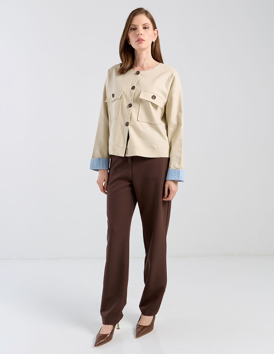 Saco sastreado casual para mujer 4