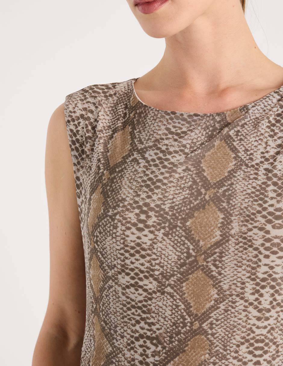 Vestido midi casual Contempo para mujer