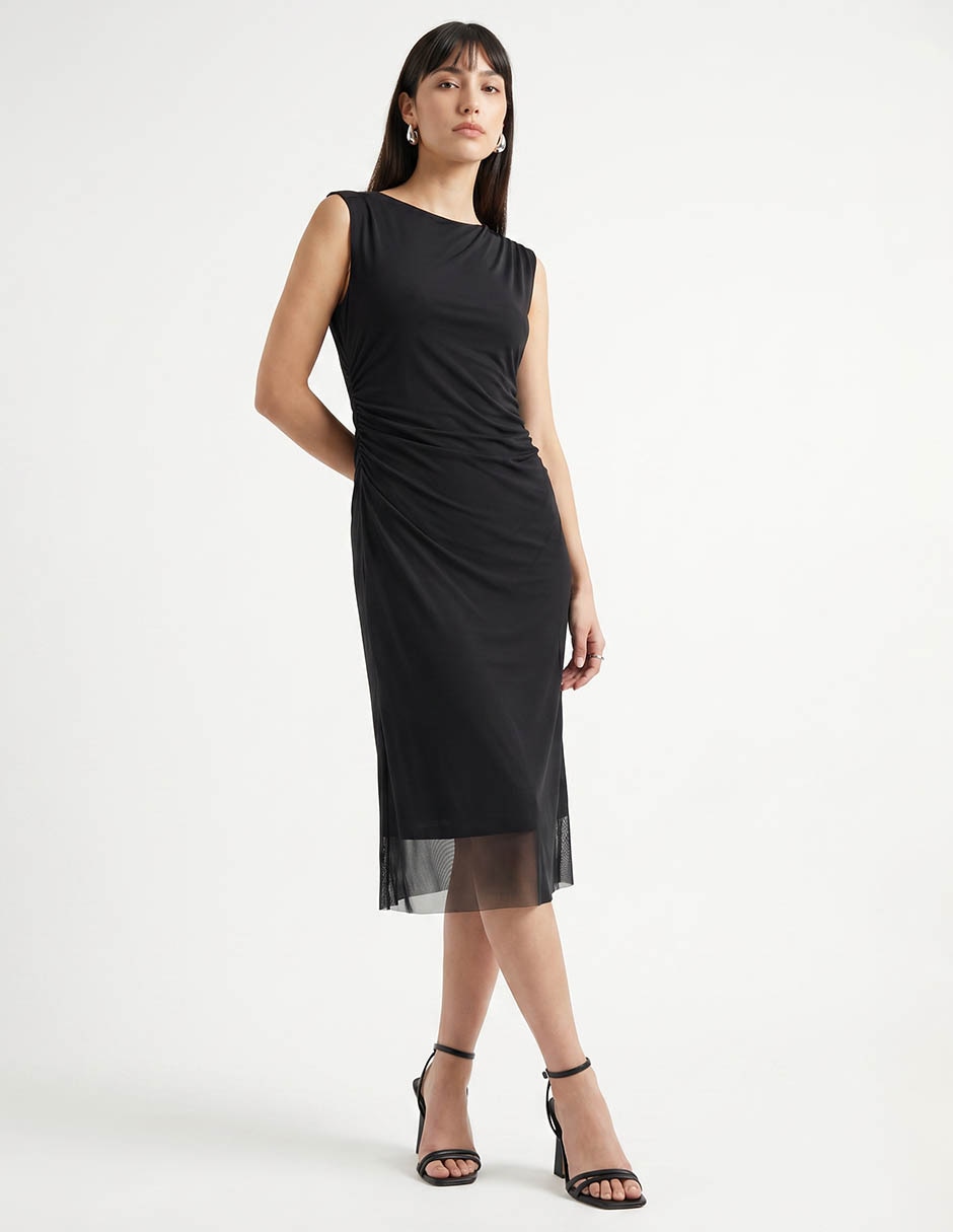 Vestido midi casual para mujer Vestido midi casual para mujer