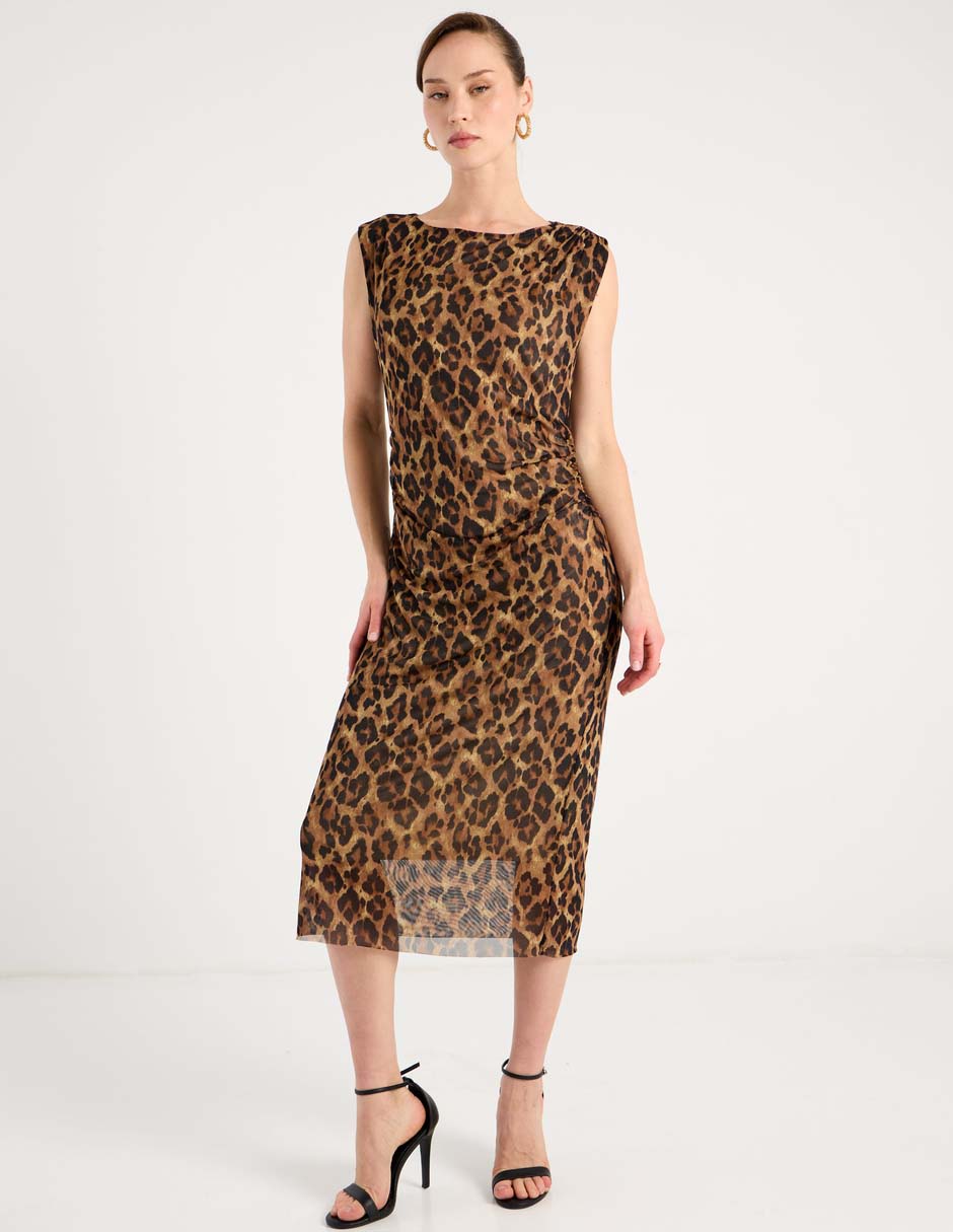Vestido midi casual para mujer Vestido midi casual para mujer