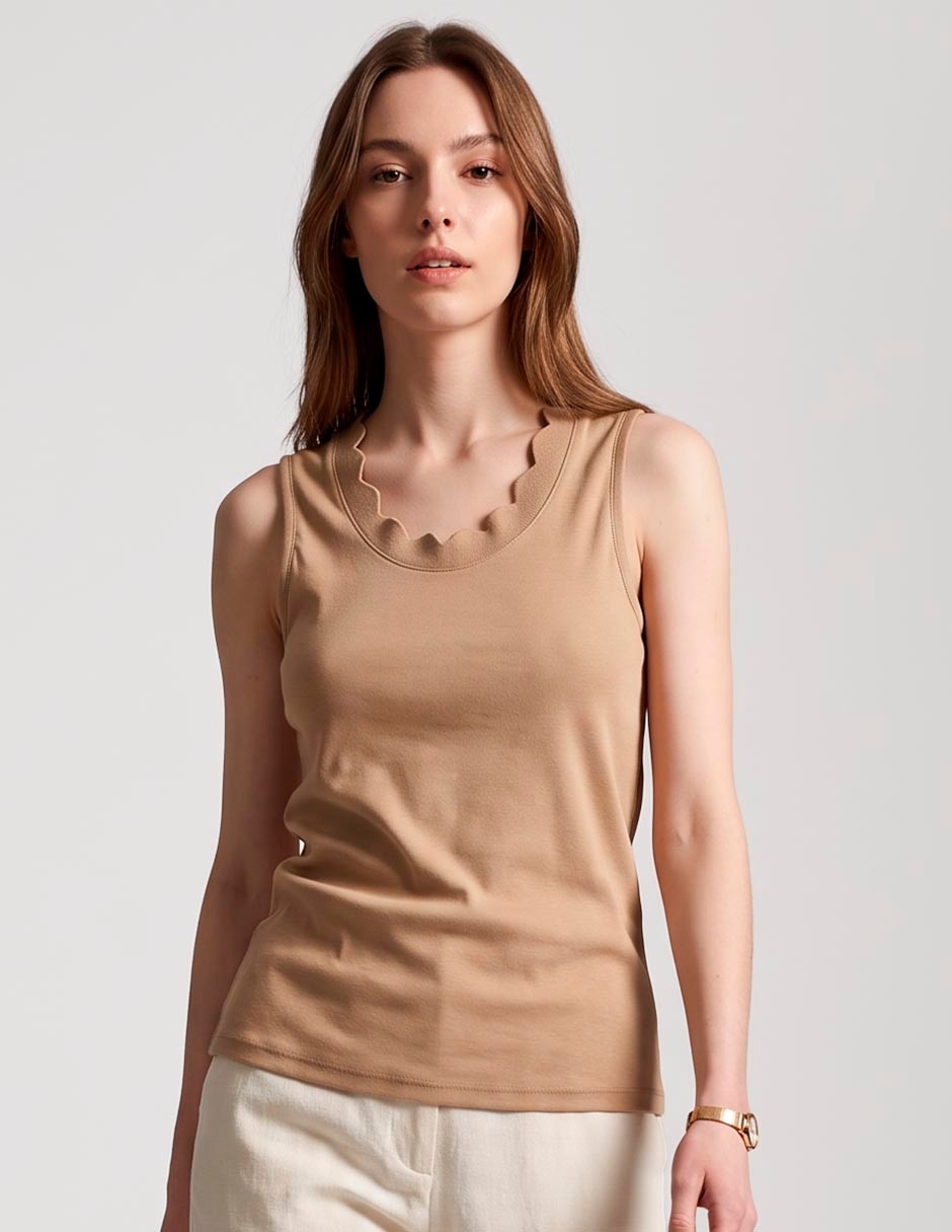 Blusa sin mangas para mujer 1