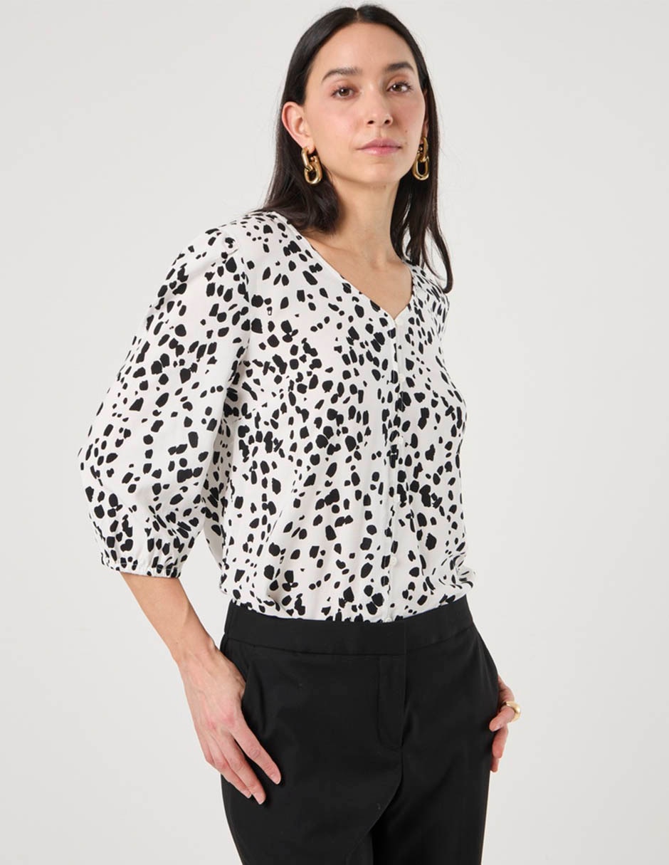 Blusa manga 3/4 para mujer 2