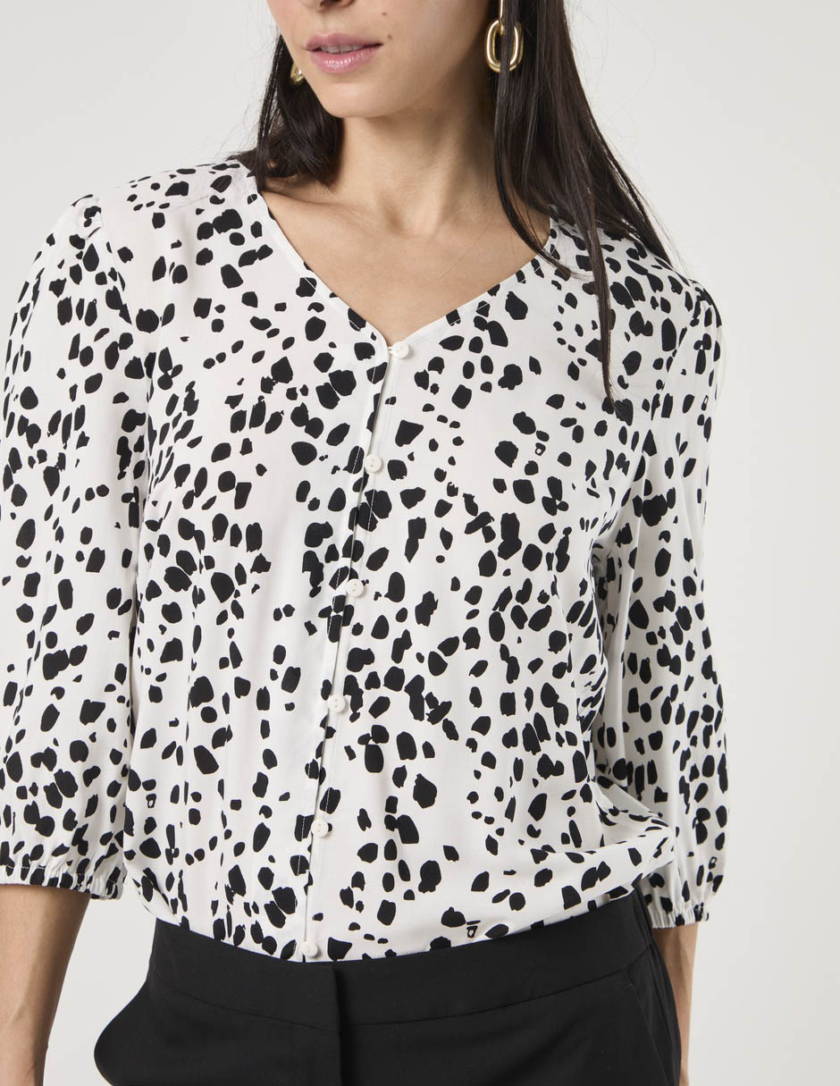 Blusa manga 3/4 para mujer 4