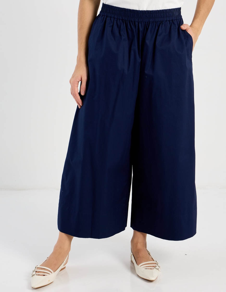 Pantalón coulotte Contempo amplio para mujer