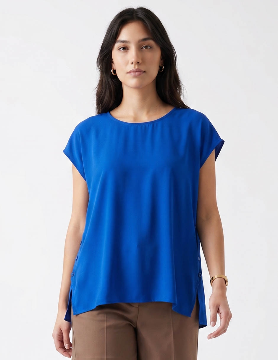 Blusa manga corta para mujer 1