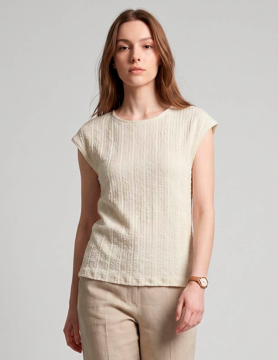 Blusa manga corta para mujer 1