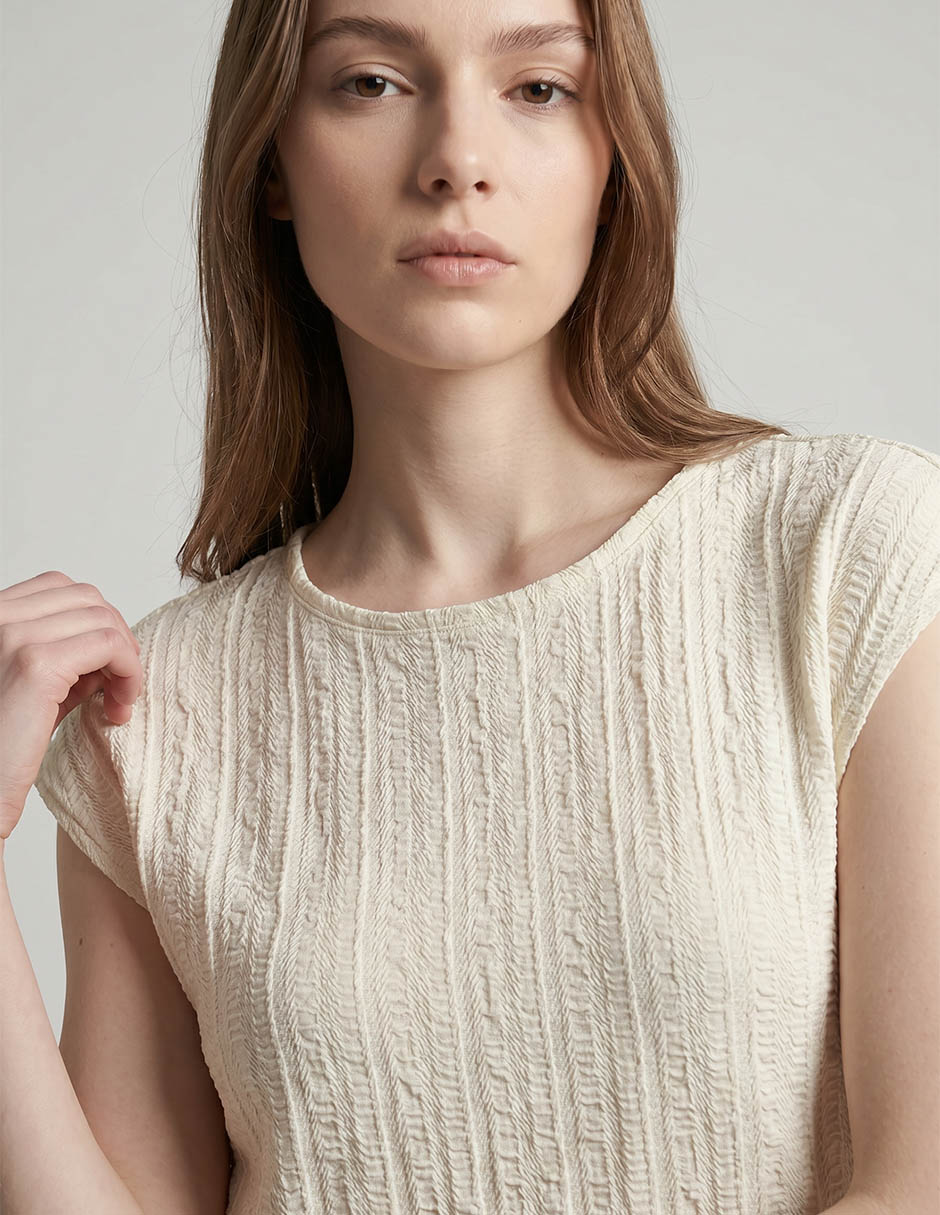 Blusa manga corta para mujer 3