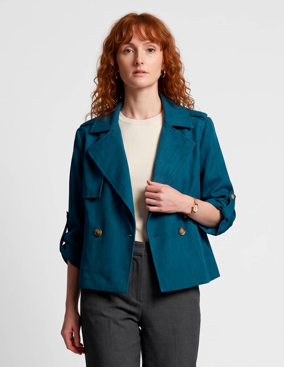 Saco casual Contempo para mujer