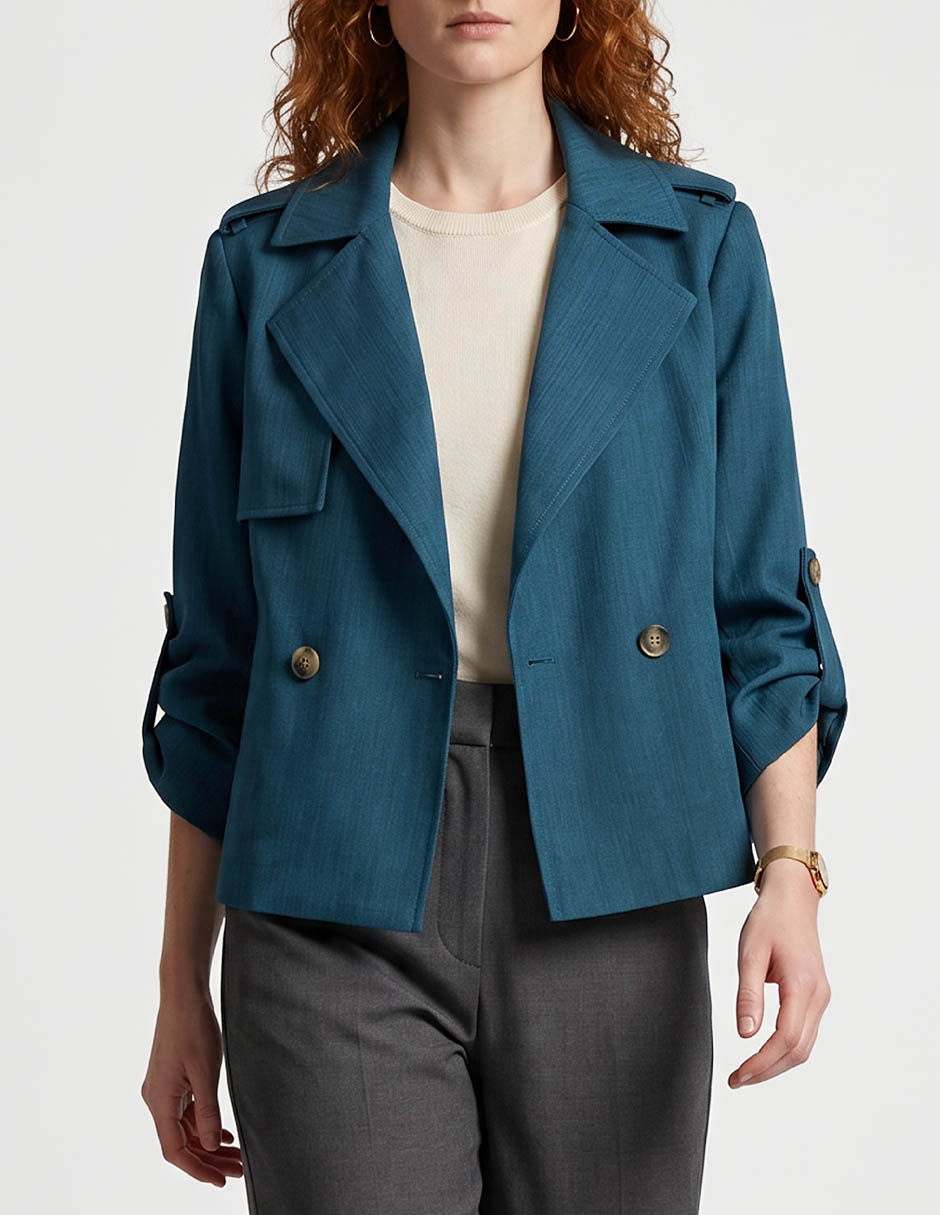 Saco casual Contempo para mujer