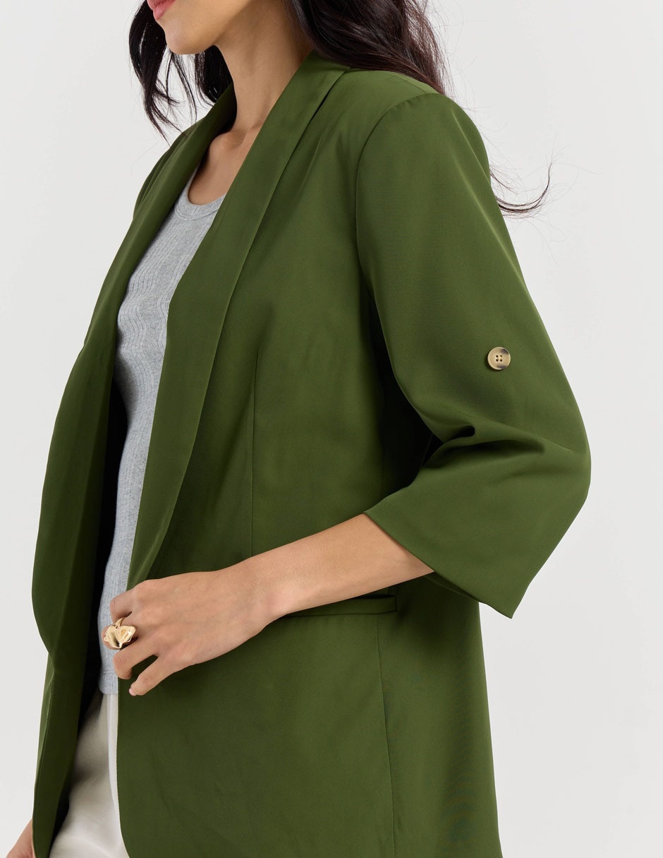 Saco business casual Contempo para mujer