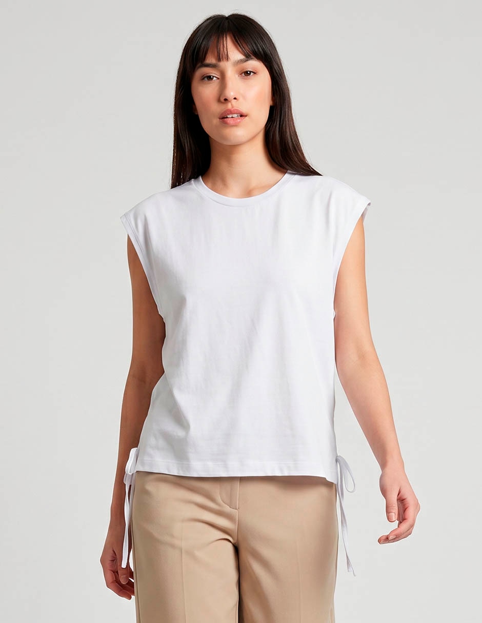 Playera Contempo cuello redondo para mujer