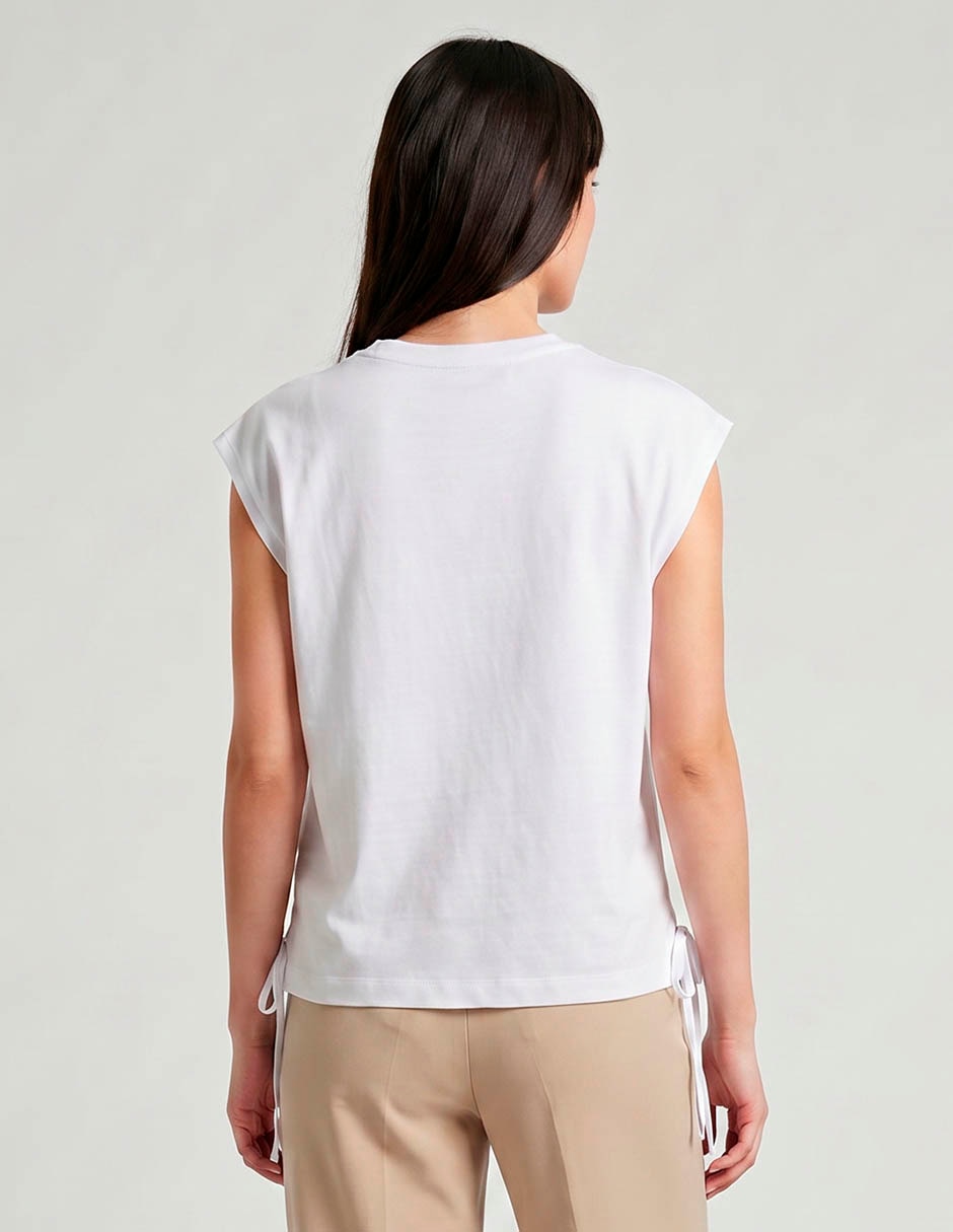 Playera Contempo cuello redondo para mujer