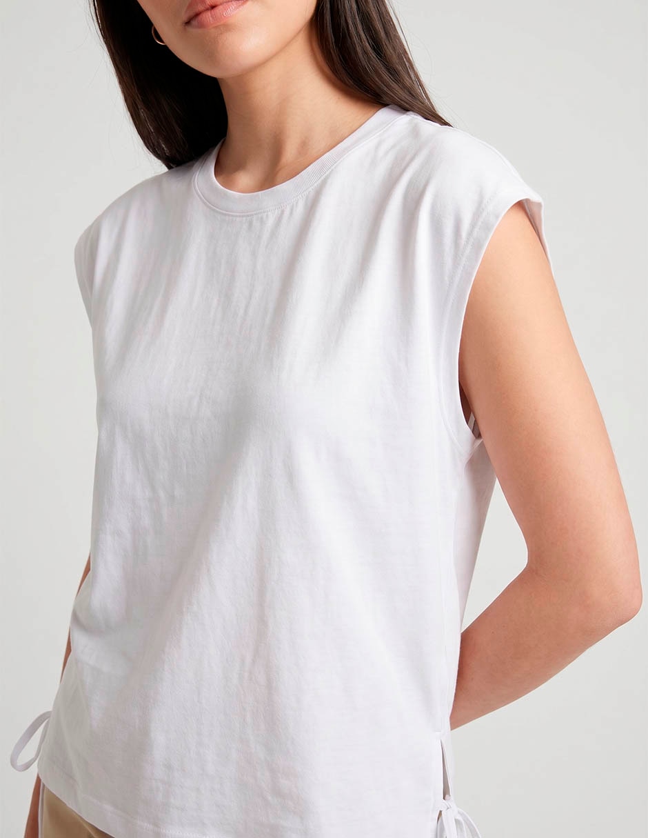Playera Contempo cuello redondo para mujer
