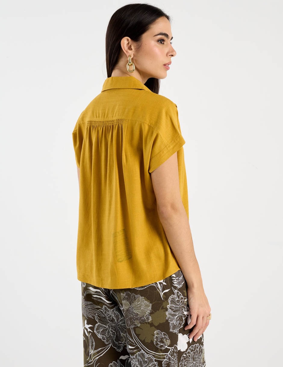Blusa Contempo manga corta para mujer