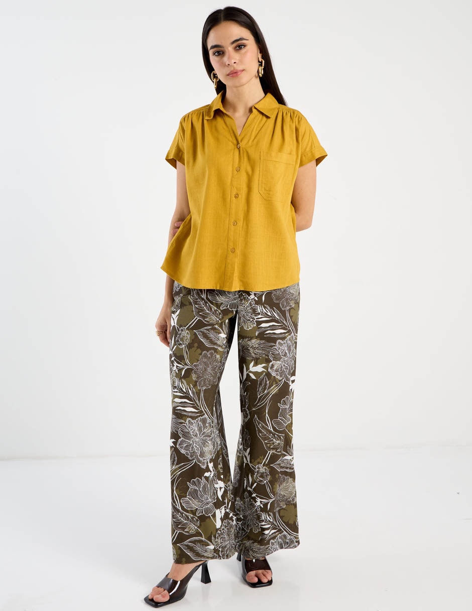 Blusa Contempo manga corta para mujer