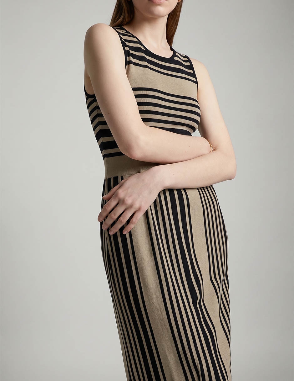 Vestido crop casual contempo para mujer