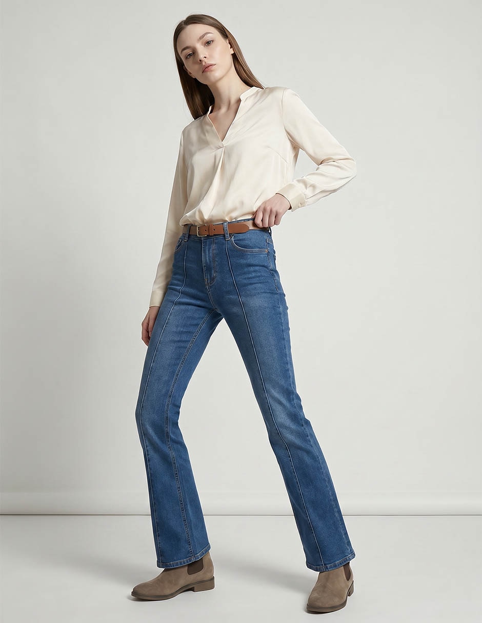 Jeans regular para mujer 3
