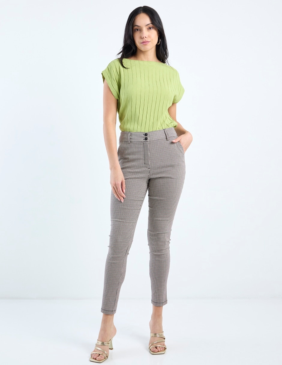 Blusa manga corta para mujer 5