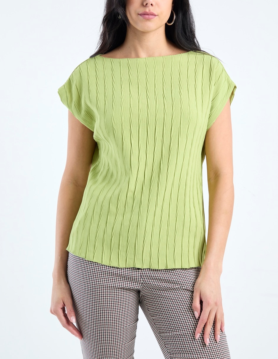 Blusa manga corta para mujer 13