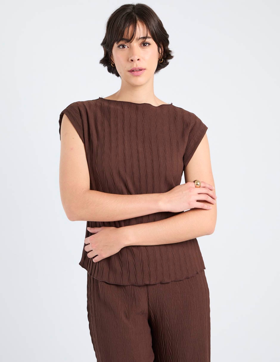 Blusa manga corta para mujer 2