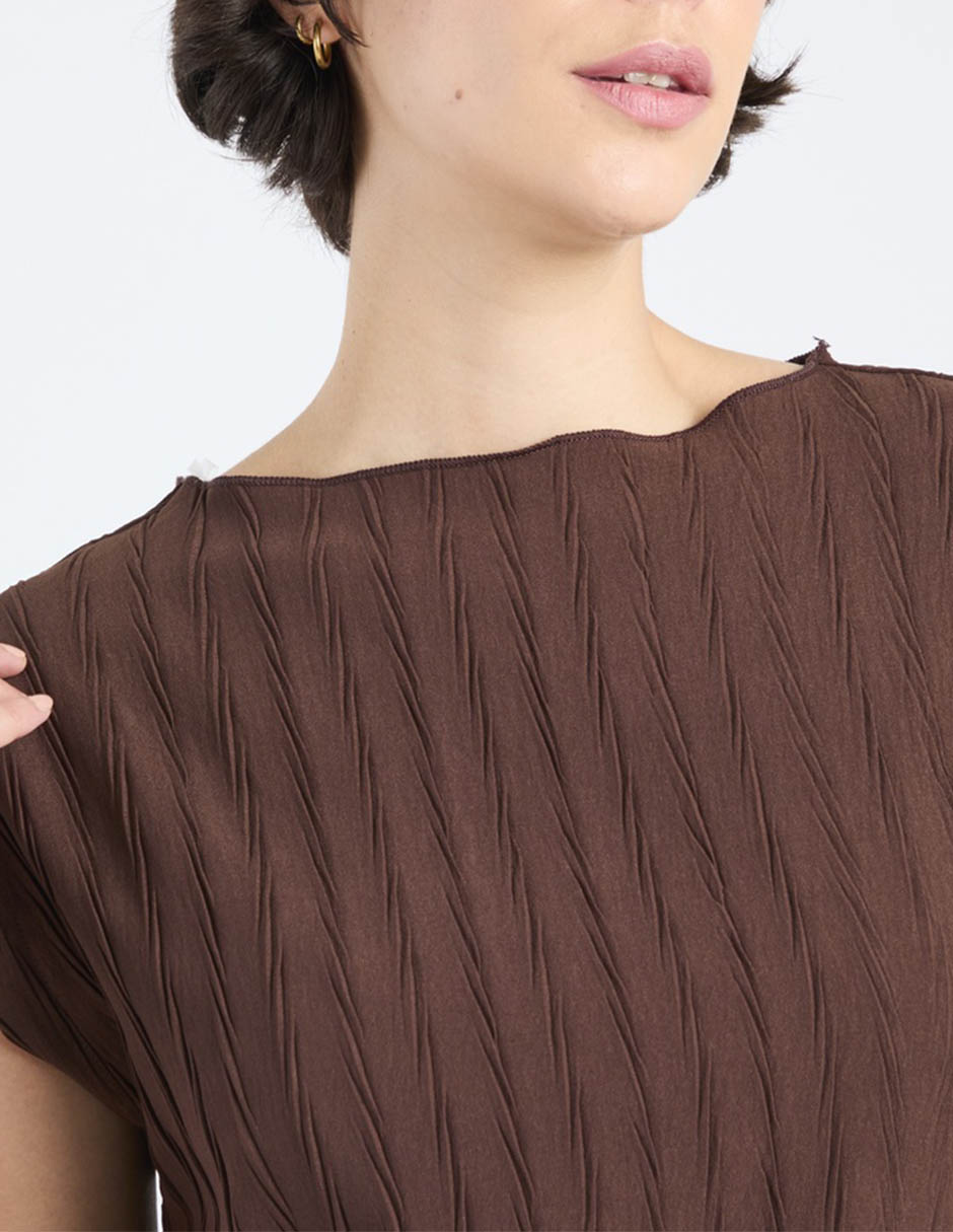 Blusa manga corta para mujer 4