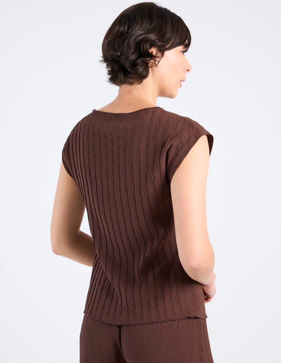 Blusa manga corta para mujer 6