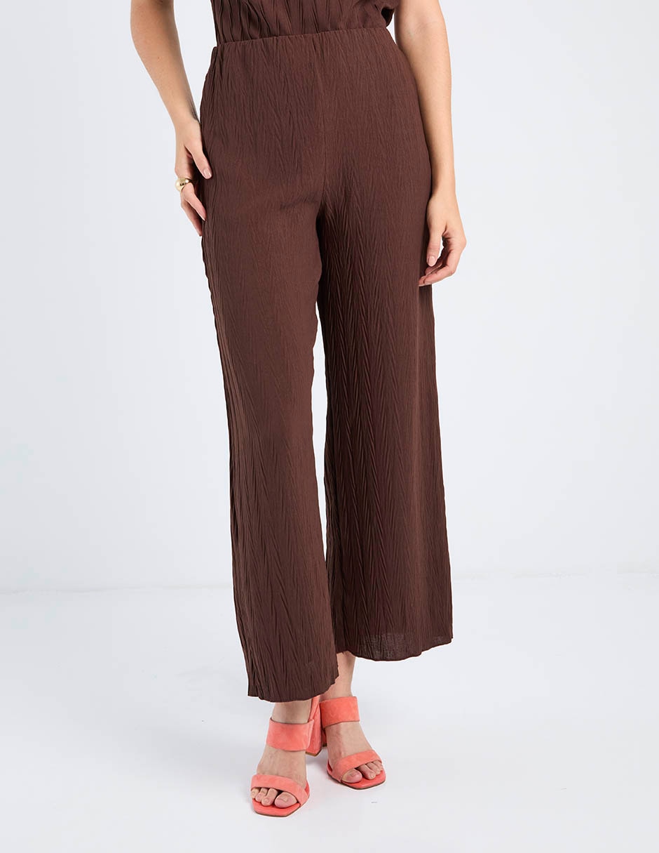 Pantalón relaxed wide leg para mujer