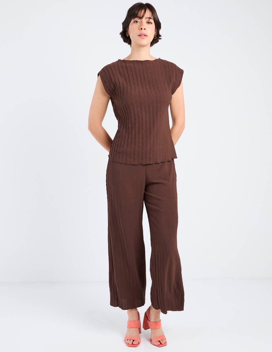 Pantalón relaxed wide leg para mujer 2