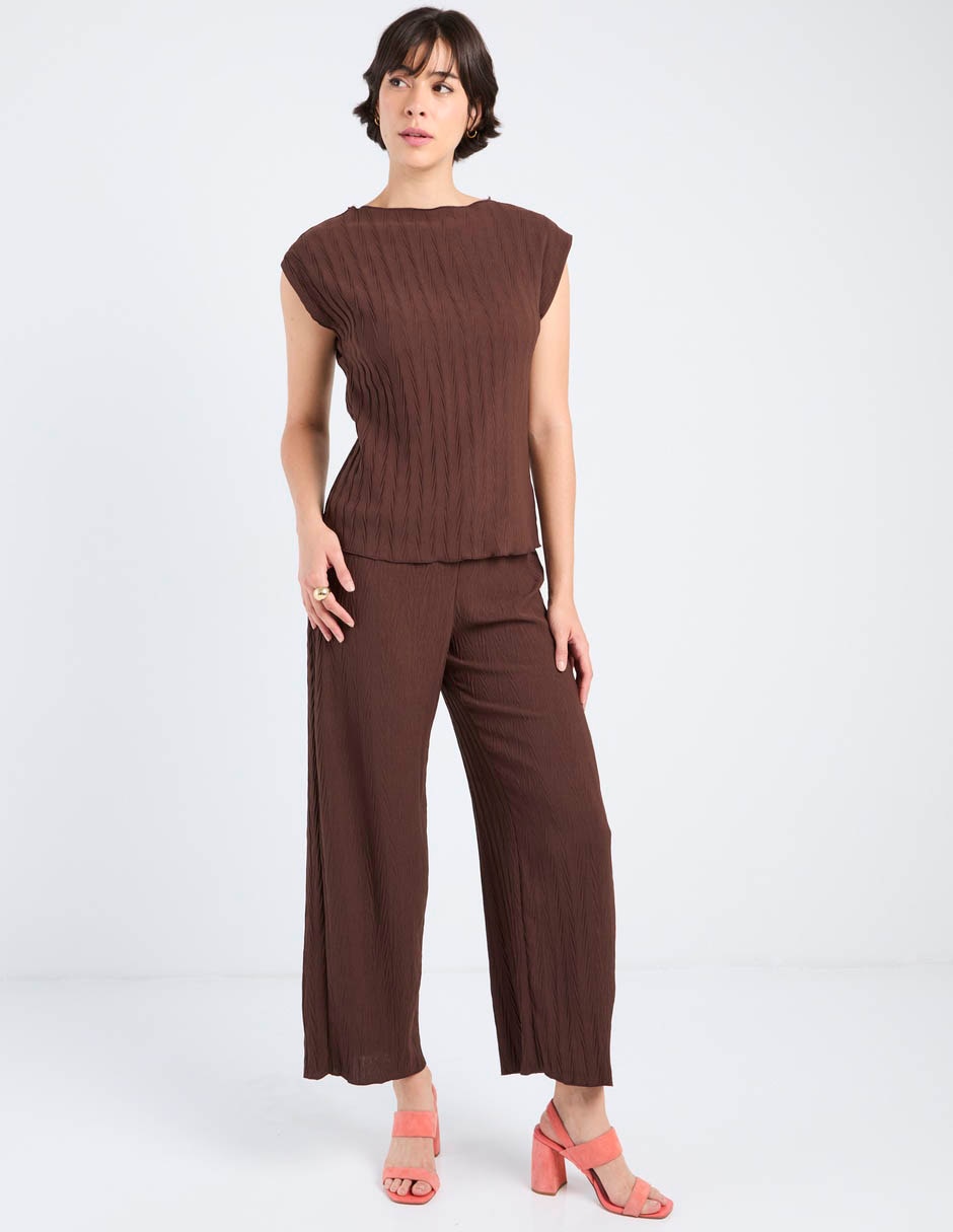 Pantalón relaxed wide leg para mujer 3
