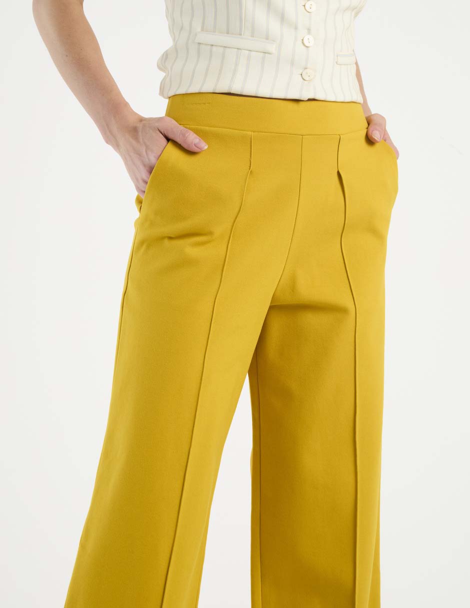 Legging contempo a la cintura con elástico para mujer