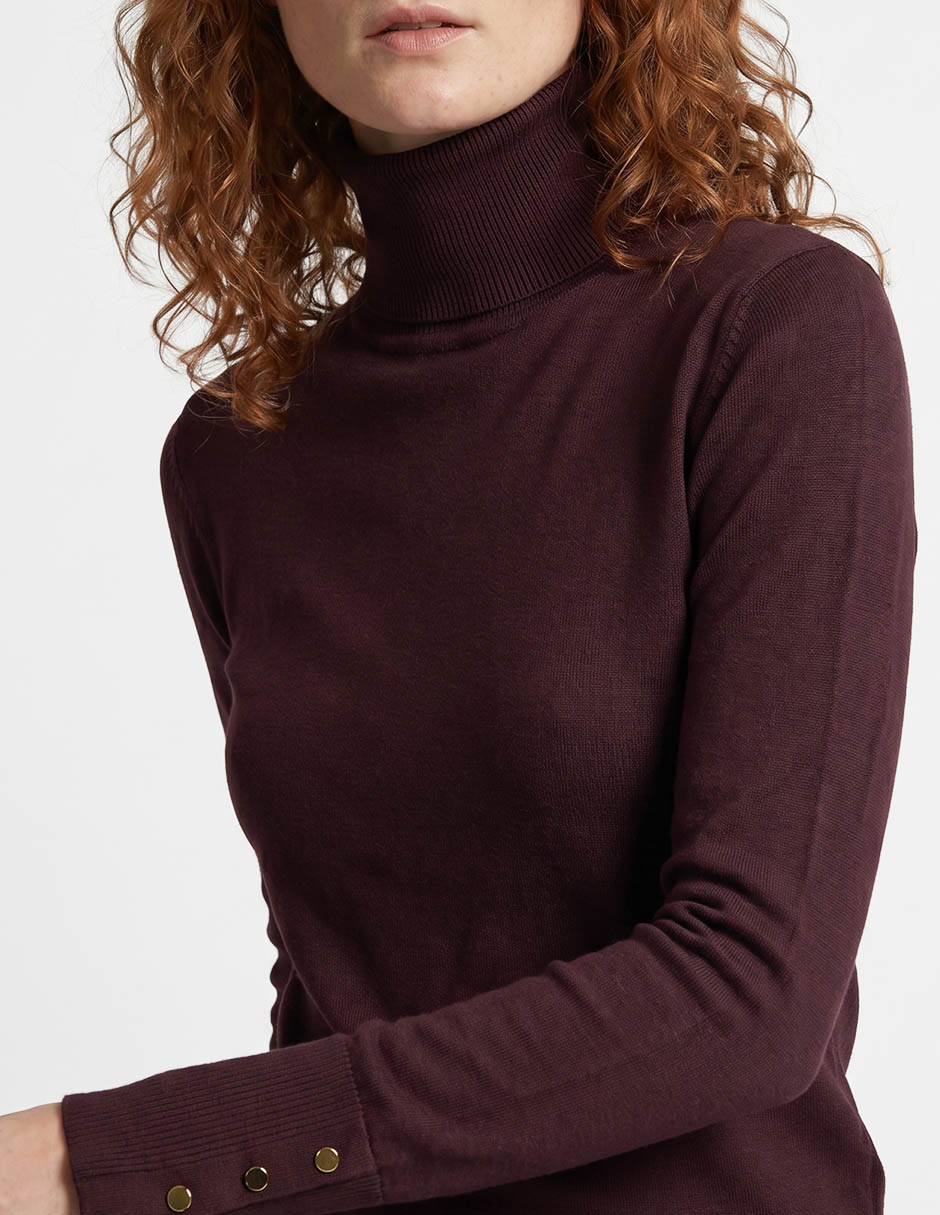 Suéter cuello tortuga para mujer 3