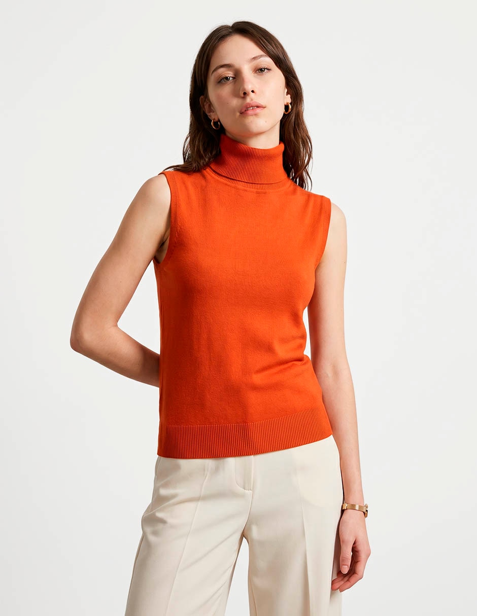 Suéter cuello tortuga para mujer 1