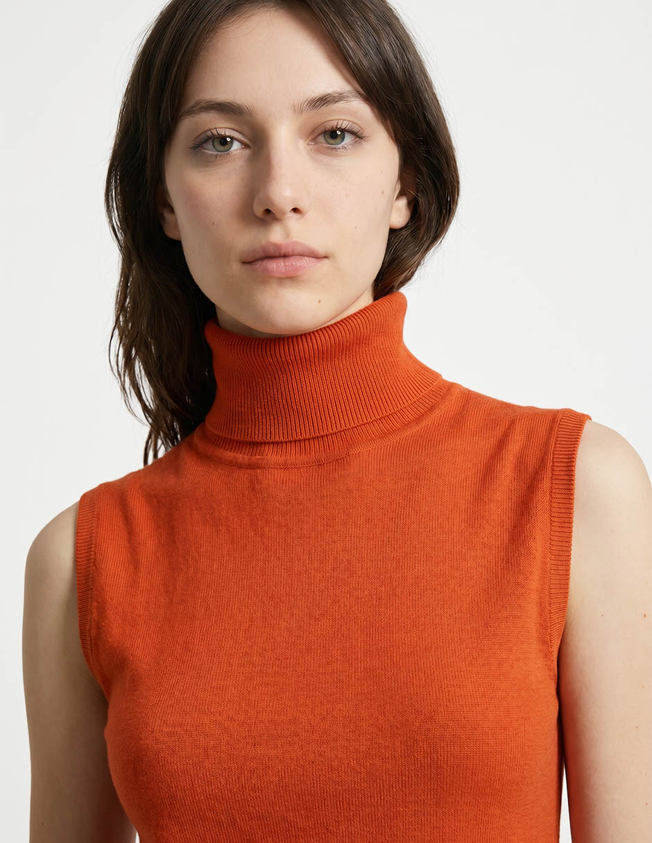 Suéter cuello tortuga para mujer 2
