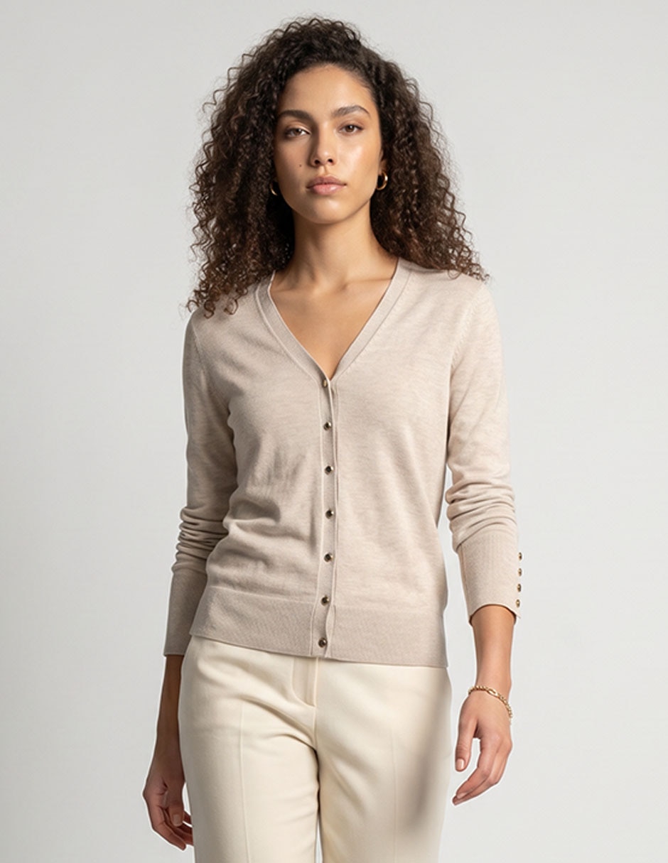 Suéter cuello V para mujer Suéter cuello V para mujer