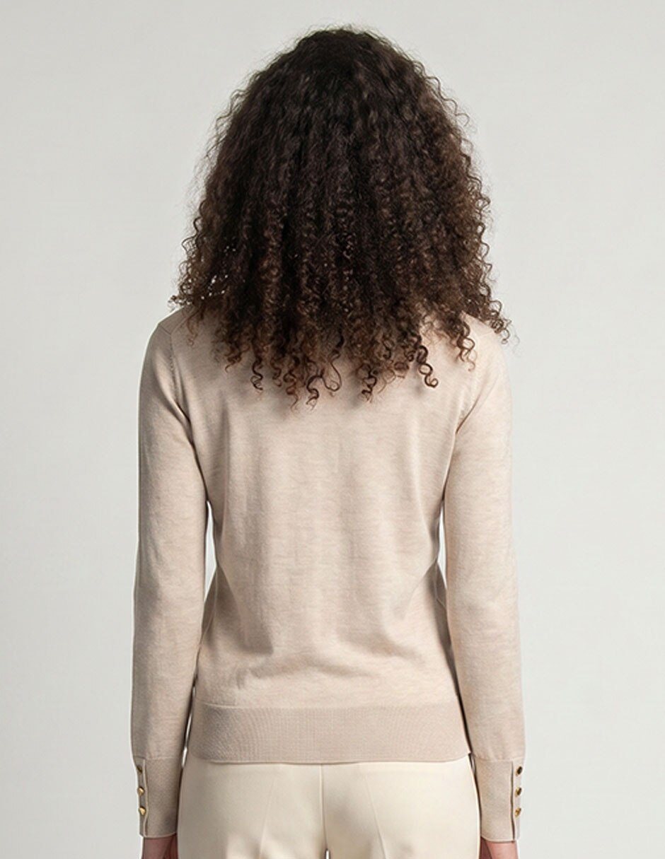 Suéter Contempo cuello V para mujer