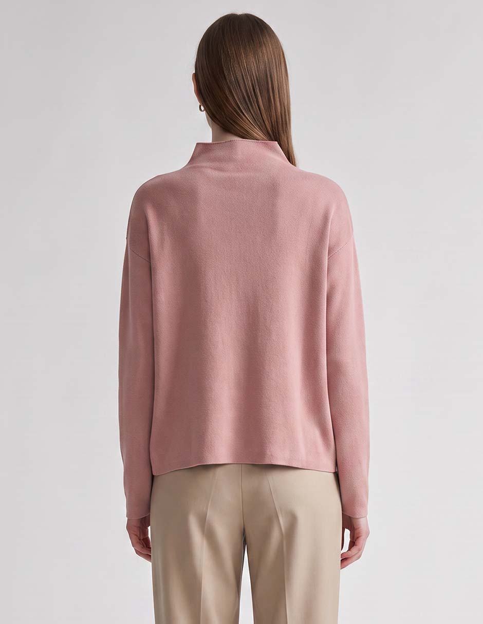 Suéter cuello alto para mujer 3