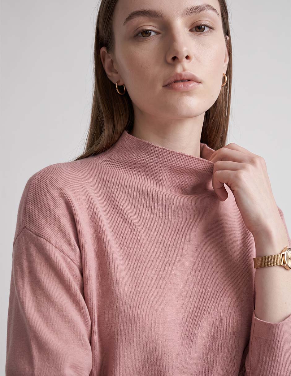 Suéter cuello alto para mujer 2