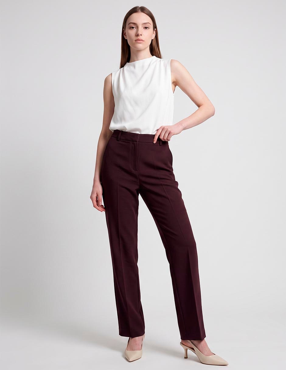 Pantalón recto para mujer