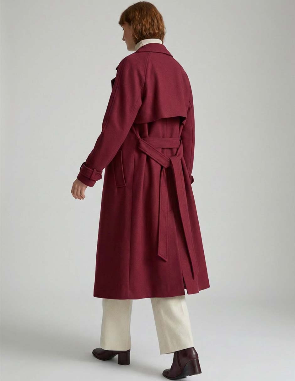 Gabardina con bolsillos para mujer 3