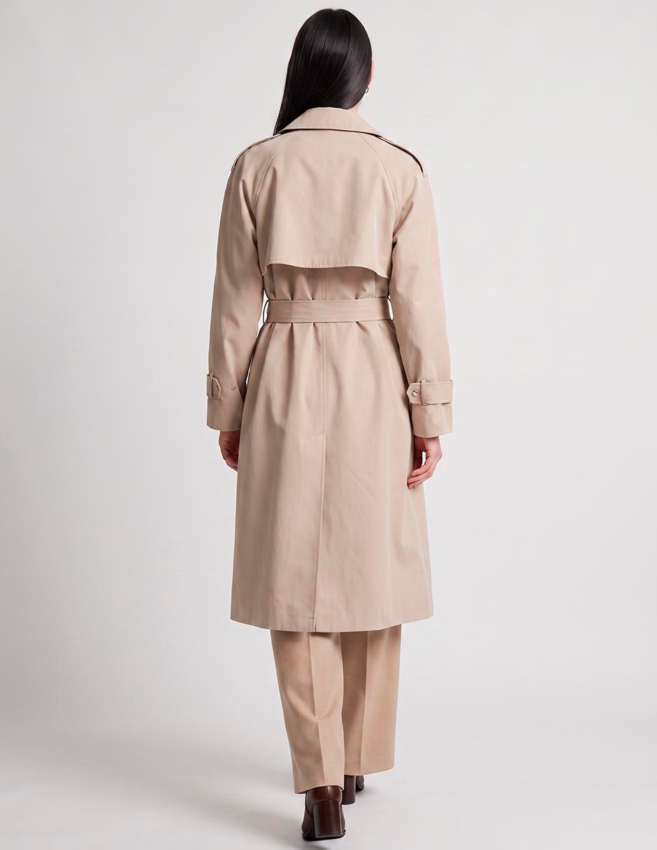 Gabardina con bolsillos para mujer 3