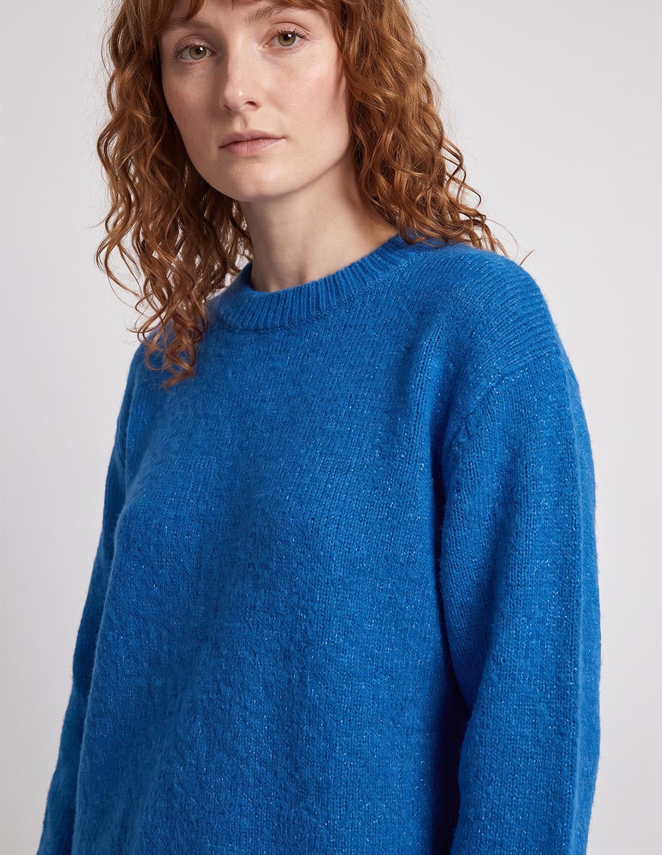 Suéter cuello redondo para mujer 2